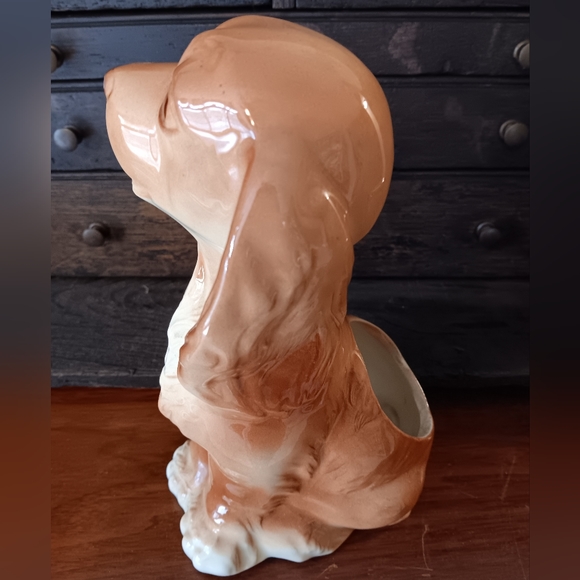 Vintage Dog Planter Cocker Spaniel - Picture 2 of 4